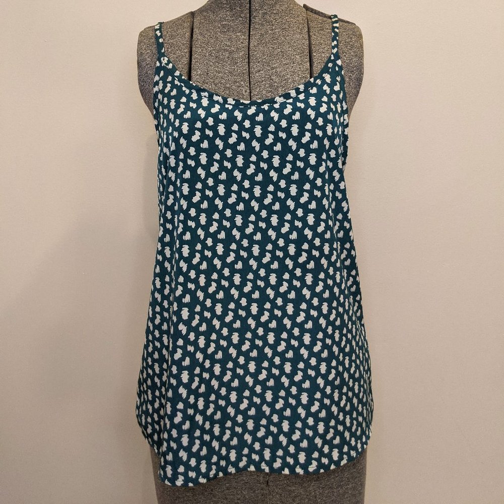 painted threads Green Sleeveless Blouse/Camisole